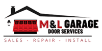 ml garage door services logo