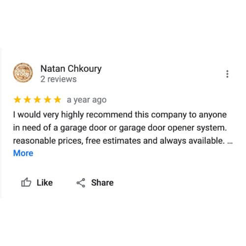 ML Garage door services review 12